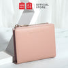 MINISO Dompet Wanita Pendek Kecil Lipat Simple Polos Fashion Elegant