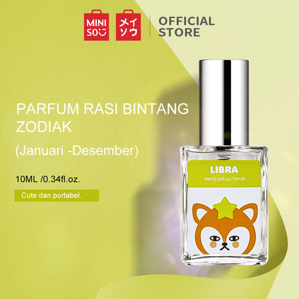MINISO Zodiak Parfum Wanita EDP Lady Perfume Parfume Cewek Awet Enak Minyak Wangi Tahan Lama 10ml