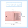 MINISO Dompet Wanita Pendek Zipper Wallet Simple Motif Kecil Lucu