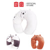 MINISO We Bare Bears Bantal Leher Tidur Bantal Sandar Kepala Bentuk V Travel Neck Pillow