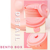 MINISO Kotak Makan Siang Penyimpanan Makanan Minum Lunch Box 650ml 2 Layar Alat Dapur Rumah Tangga Wadah Bento Rantang Susun Tingkat Set Sekolah Anak Dewasa Perempuan Cowok  Container Nasi Mie Sup Soup Kantor Kerja Anti Panas Bocor Sekat Besar Premium