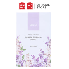 MINISO Tas Kantong Arang Bambu Penghilang bau Romantic Floral Series Bamboo Charcoal Sachet Mobil Rumah Hotel Kantor Lemari Pakaian