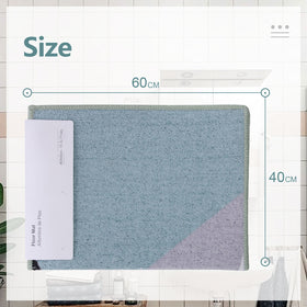 MINISO Keset Kaki Lantai Karpet Anti Slip Carpet Kamar Mandi Dapur, Random Pick