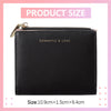 MINISO Dompet Wanita Pendek Kecil Lipat Simple Polos Fashion Elegant