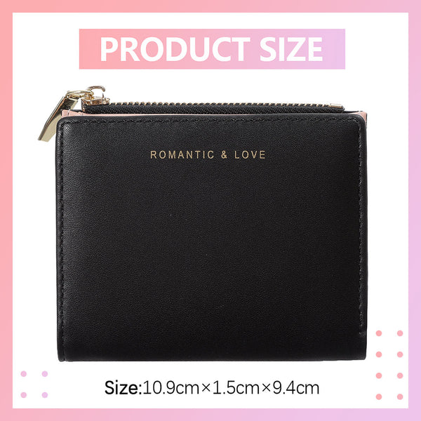 MINISO Dompet Wanita Pendek Kecil Lipat Simple Polos Fashion Elegant