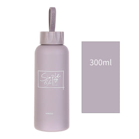 MINISO Botol Minum Air Kaca Travel Buram Tempat Minum Sport Olahraga WaterBottle 300ml