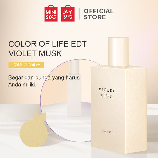 MINISO Parfum Wanita Color of Life Perfume 50ml EDT Parfume Cewek Enak Minyak Wangi Tahan Lama