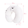 MINISO We Bare Bears Bantal Leher Tidur Bantal Sandar Kepala Bentuk V Travel Neck Pillow