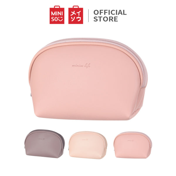MINISO Tas Penyimpanan Kosmetik Tempat Makup Cosmetic Bag Simple，Tas KosmetikPouch Dompet /Make Up Cosmetic Mini Bag  /Tas penyimpanan barang makeup kotak
