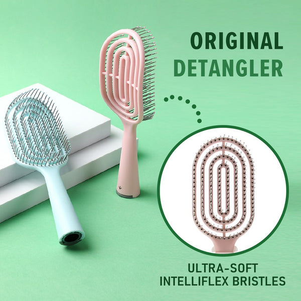 Miniso official Vertical self-cleaning long-handled curling comb/massage comb