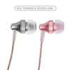 MINISO Earphone / Earbud In Ear / Headphone / Headset dengan Mic Answer Call Hp Lucu In Ear Kabel Gaming Android Suara Jernih Stereo Noise Cancelling Bass Metal Warna