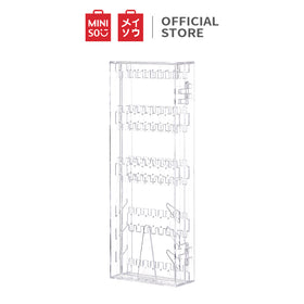 MINISO Rak Tempat Aksesoris Hiasan Kotak Penyimpanan Transparan Plastik Premium Berkualitas
