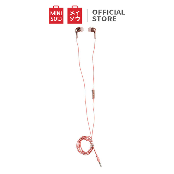 MINISO Earphone / Headset / Earbud / Headphone In Ear Hp Lucu Kabel Gaming Android Warna Stereo Noise Cancelling With Mic Mikrofon Jawab Akhiri Panggilan Bass Colorful