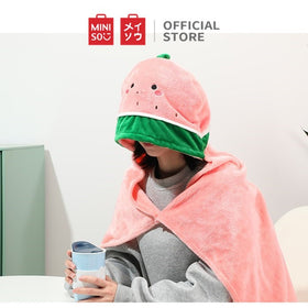 MINISO Seri buah dengan selimut luang topi Blanket Tidur Dewasa Anak Bayi Karakter Motif Traveling