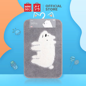 Miniso Keset Kaki Kamar Tidur / Keset Dapur/ Rugs, Keset Kamar Mandi Dapur, We Bare Bears Mat Carpets 40 cm x 60 cm