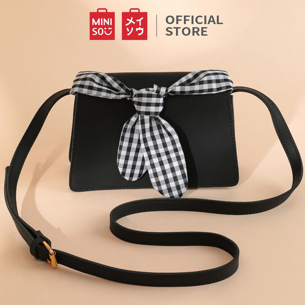 Miniso Official Tas Selempang Scarf Messenger Wanita / Sling Bag / Tote Bag / Handbag / Shoulder Bag