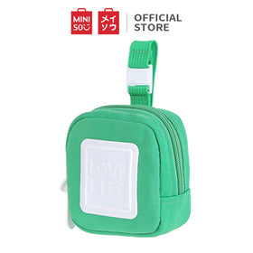 MINISO Tas Kecil Dompet Tas Koin HP Wanita Handbag Lucu Simple Polos