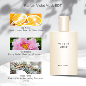 MINISO Parfum Wanita Color of Life Perfume 50ml EDT Parfume Cewek Enak Minyak Wangi Tahan Lama