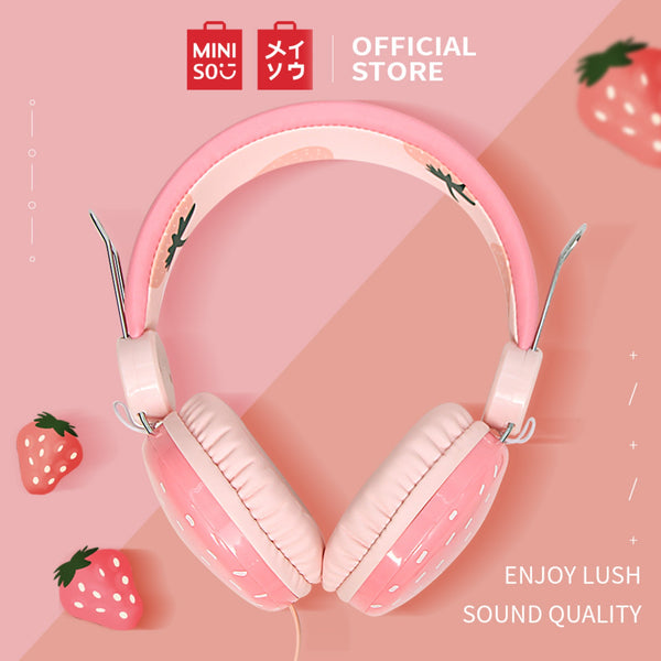 MINISO Headset Earphone Headphone Dilipat Portable Original Lucu