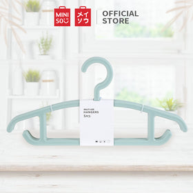 Miniso Official 5 PCS Simple multipurpose clothes hanger, Hanger Baju / hanger pakaian