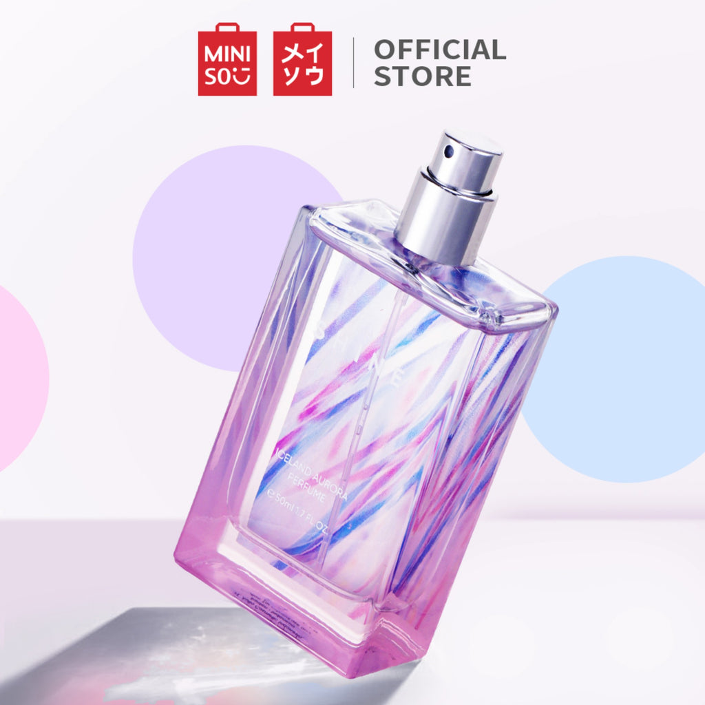 MINISO Offiicial Parfum Cityscape Shine Iceland Aurora Wanita Pria  Tahan Lama 50ml