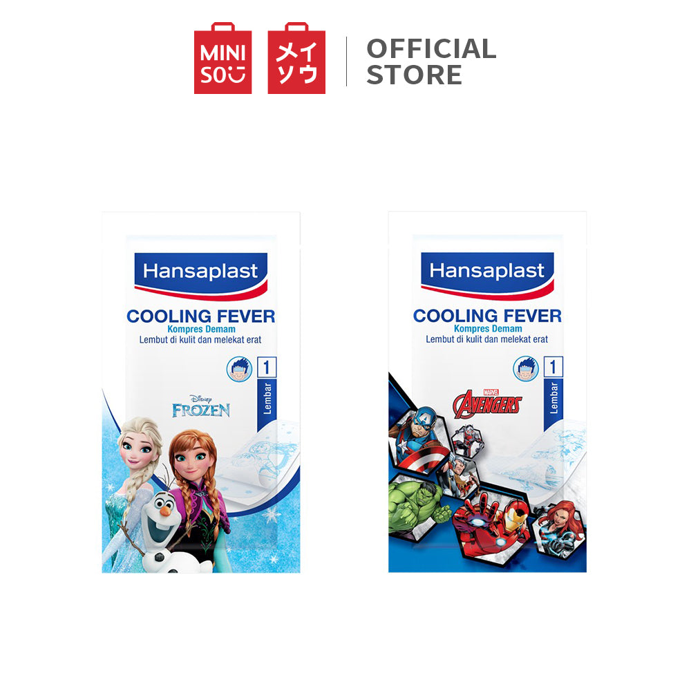 MINISO Gel Plester Kompres Penurun Demam Hansnaplast Disney Cooling Fever Patch 1 Lembar Random Pick Pendingin Tempelan Pereda Penghilang Panas Free Kids Anak Bayi Baby Dewasa Sheet Ice Es Dingin Heat Care Badan Kesehatan Sakit Cold Lucu Karakter