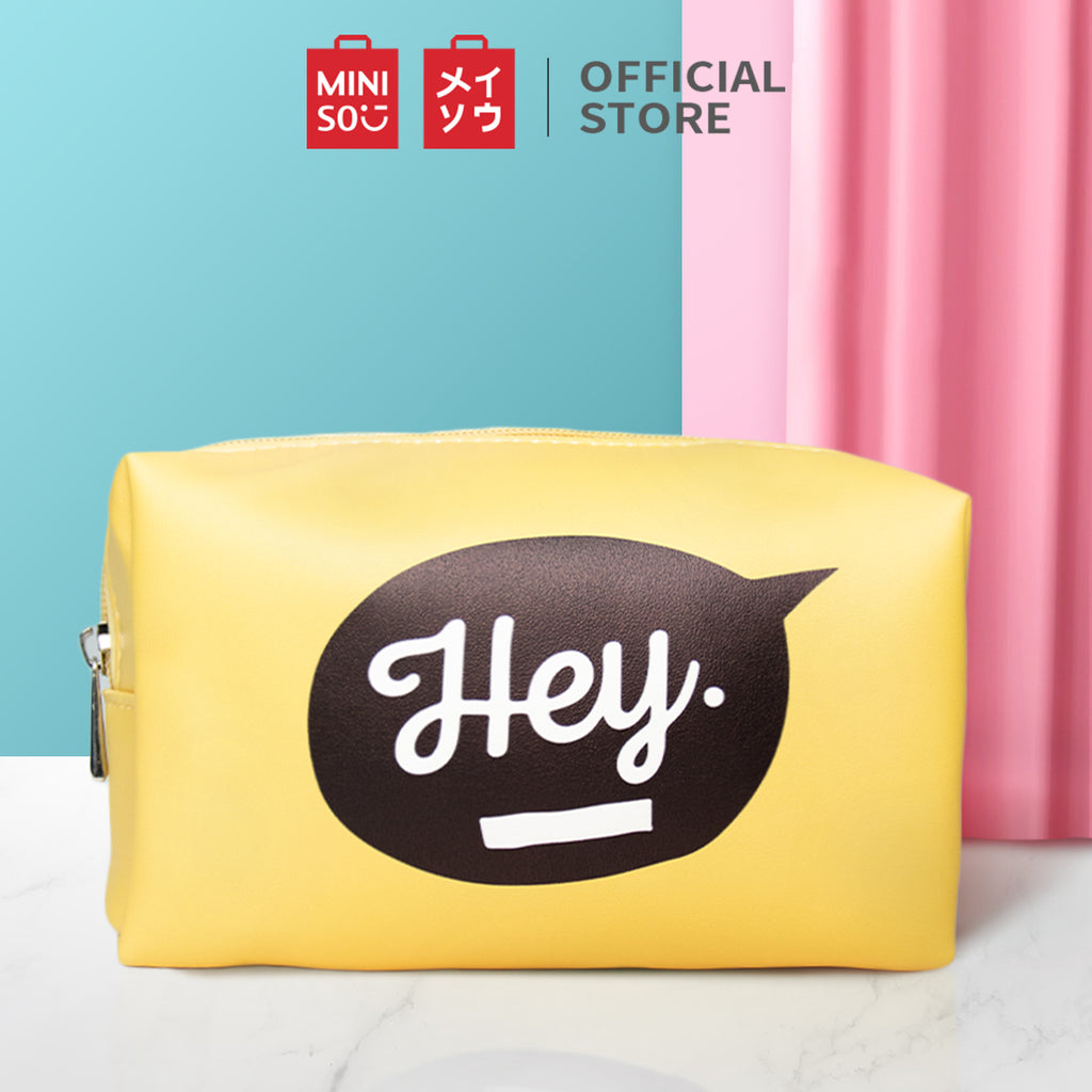 MINISO Tas Pouch Make Up Tempat Kosmetik Wanita Organizer Tempat Penyimpanan Cosmetik Bag