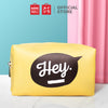 MINISO Tas Pouch Make Up Tempat Kosmetik Wanita Organizer Tempat Penyimpanan Cosmetik Bag