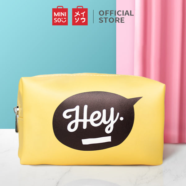 MINISO Tas Pouch Make Up Tempat Kosmetik Wanita Organizer Tempat Penyimpanan Cosmetik Bag