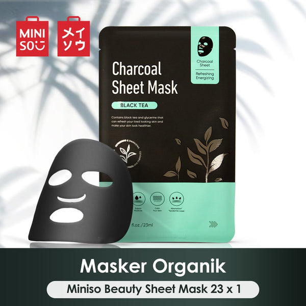 MINISO Masker Wajah Serum Sheet Mask Peel Off Nature Hydrate Face Mask Organik Wanita