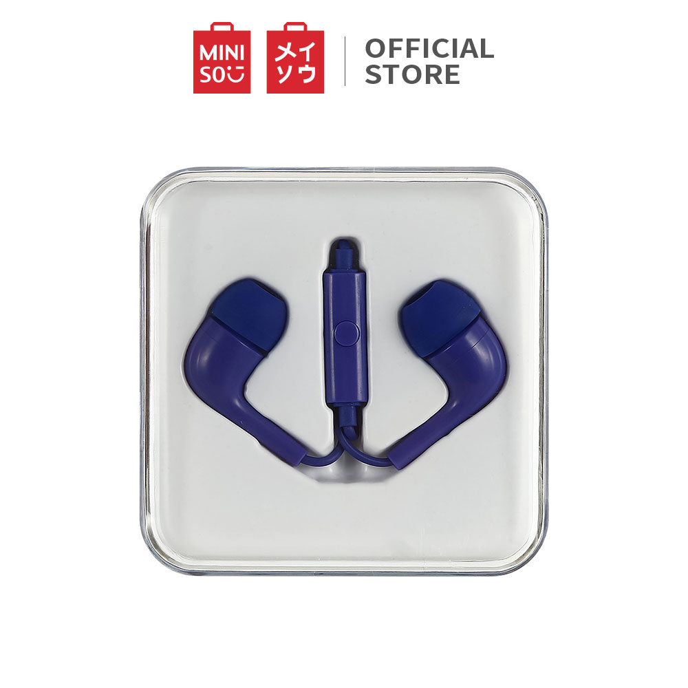 MINISO Earphone / Headset / Earbud / Headphone In Ear Hp Lucu Kabel Gaming Android Warna Stereo Noise Cancelling With Mic Mikrofon Jawab Akhiri Panggilan Bass Colorful