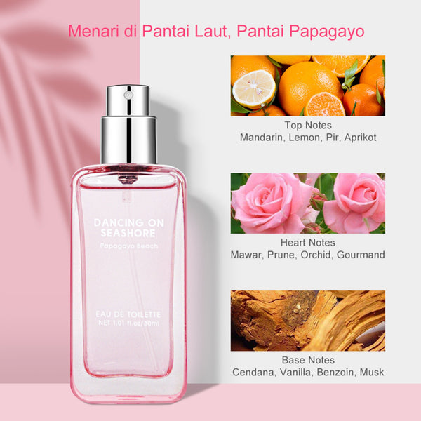 MINISO Parfum Wanita Pria Tahan Lama Spray Terlaris dan Terbaik Menari di Pantai laut EDT Bay Tamariu Perfume Female Woman Male