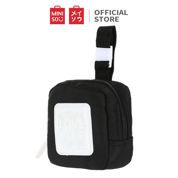 MINISO Tas Kecil Dompet Tas Koin HP Wanita Handbag Lucu Simple Polos