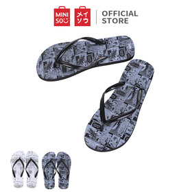 MINISO Marvel Sandal Jepit Wanita Sandal Flip Flops Sendal Gaya Modis