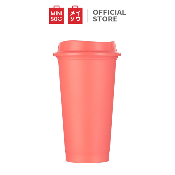 MINISO Cangkir Cup Minum Tempat Air Minum Set 4 Gelas Water Bottle Wadah Penyimpanan Dewasa Anak Perempuan Laki Sekolah Travel Rumah Plastik Lucu Premium Portable Ringan Simple