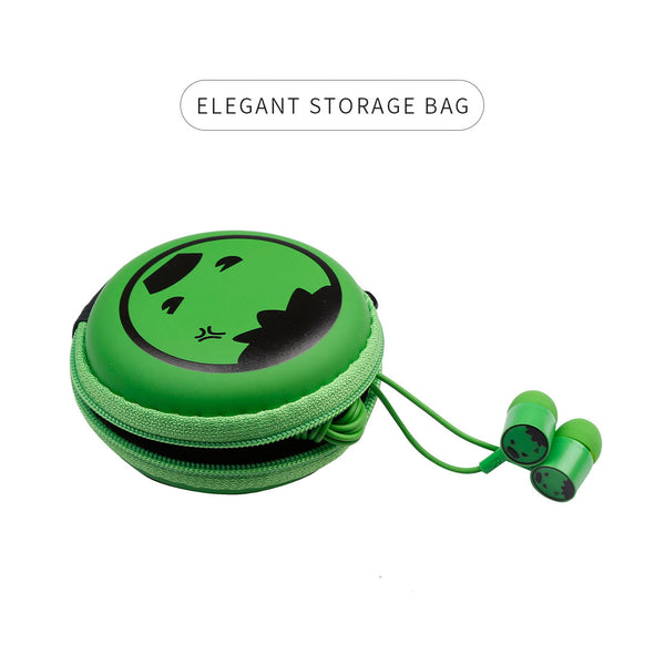 MINISO Marvel Earphone In Ear / Earbud / Headset / Headphone Hp Lucu Kabel Gaming Android Warna Stereo Noise Cancelling With Mic Mikrofon Jawab Akhiri Panggilan Bass Dengan Tempat Tas Earphone
