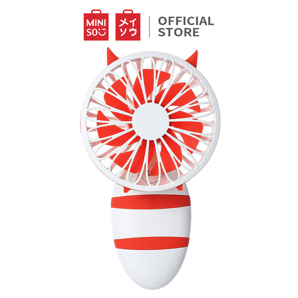 MINISO Kipas Angin Mini Portable Lipat Fan Genggam Pegang Handheld USB Kencang Karakter 800mAh