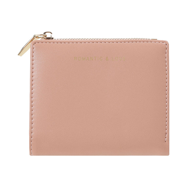MINISO Dompet Wanita Pendek Kecil Lipat Simple Polos Fashion Elegant