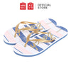 MINISO Sandal Jepit Wanita Sandal Flip Flops Sendal Motif Dot Kolam Renang Pantai Kombinasi Warna Nyaman Perempuan Remaja Cewek Dewasa Kekinian Terbaru