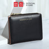 MINISO Dompet Wanita Pendek Kecil Lipat Simple Polos Fashion Elegant