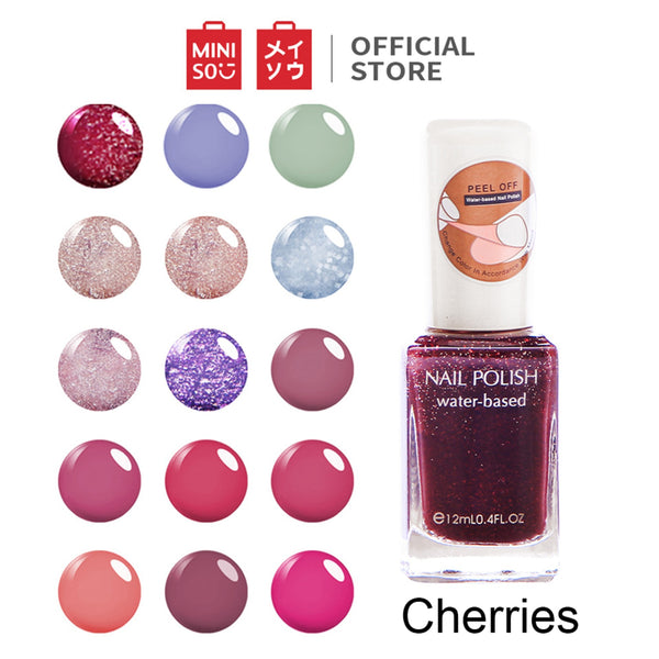 MINISO Kutek Cat Kuku Peel Off Kutex Awet Nail Polish