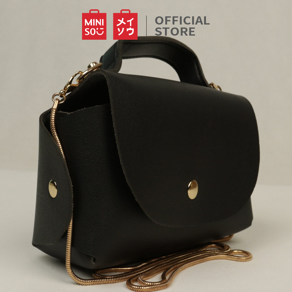 MINISO Tas Selempang Wanita Chain Rantai Persegi Sling Bag Woman