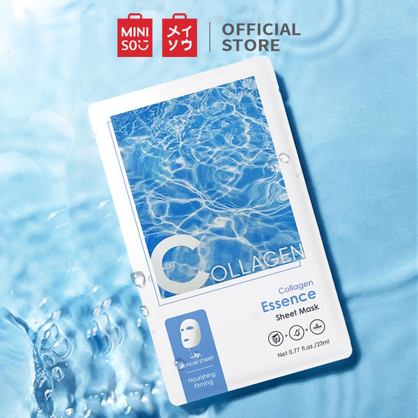 MINISO Masker Wajah Serum Sheet Mask Peel Off Nature Hydrate Face Mask Organik Wanita