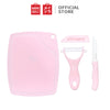 MINISO Set Pisau Buah, Pisau, Pengupas, Talenan 3pcs