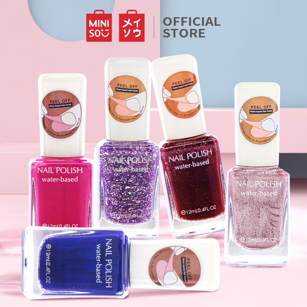 MINISO Kutek Cat Kuku Peel Off Kutex Awet Nail Polish