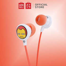 MINISO Marvel Earphone In Ear / Headset / Earbud / Headphone Hp Lucu Kabel Gaming Android Warna Stereo Noise Cancelling Bass With Mic Mikrofon Jawab Akhiri Panggilan